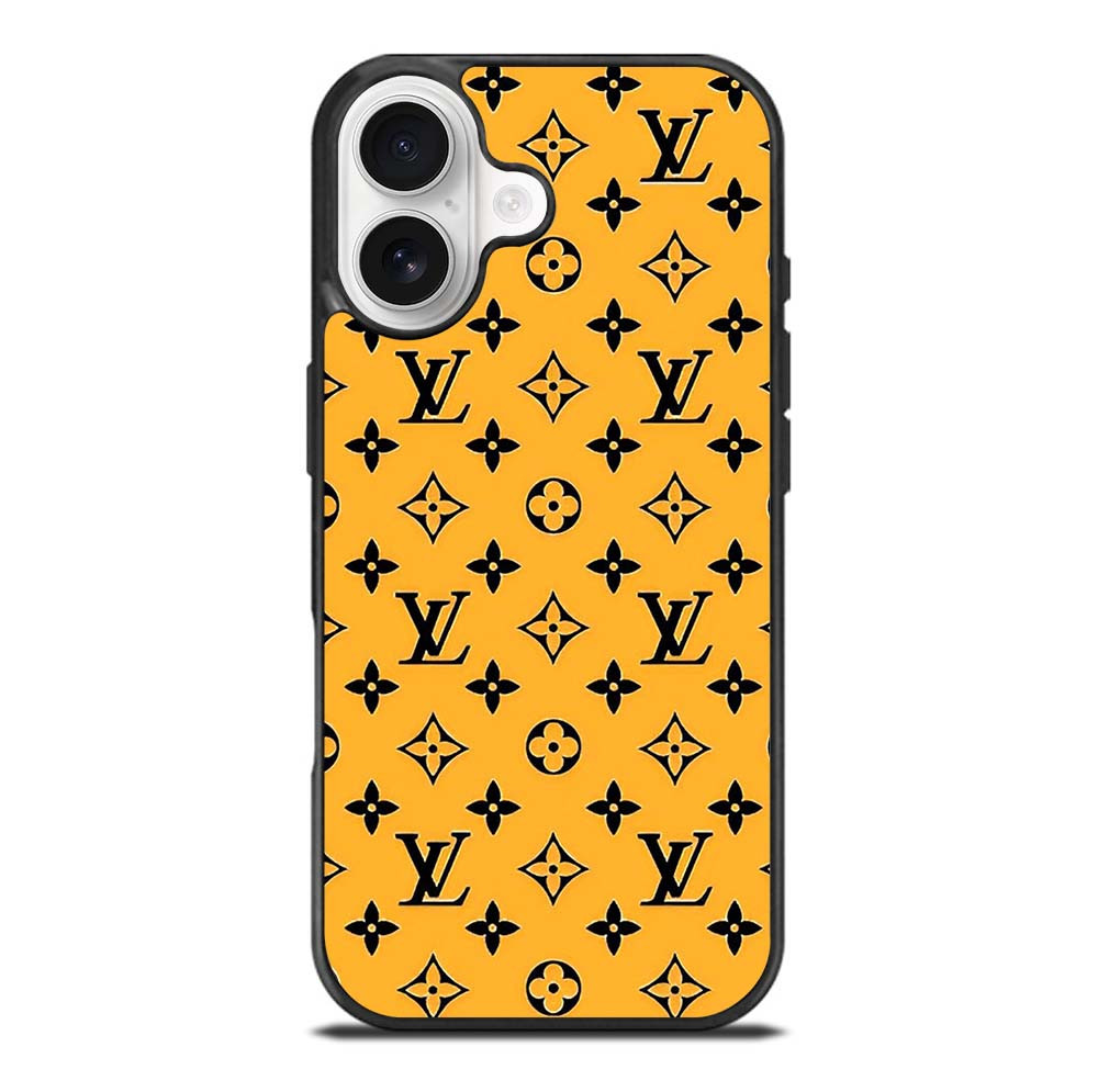 LOUIS VUITTON LV YELLOW PATERN ICON LOGO iPhone 17 Case Cover